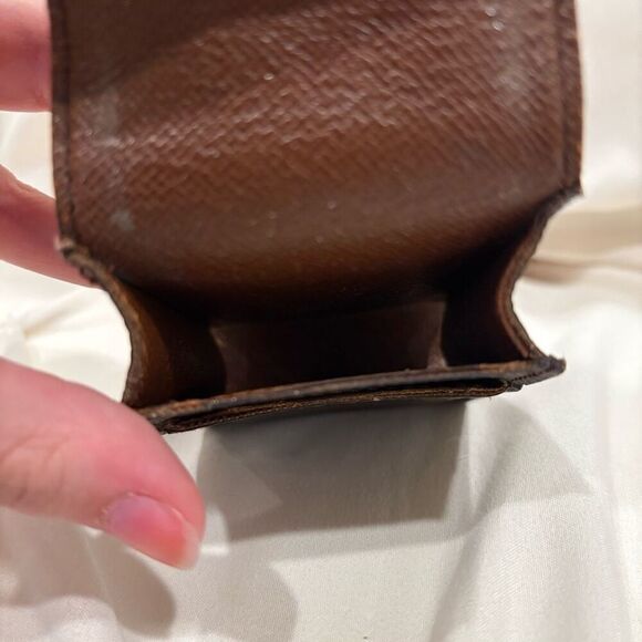Vintage Louis Vuitton Classic Monogram Cigarette Case LV Coated Canvas Brown - Picture 9 of 11